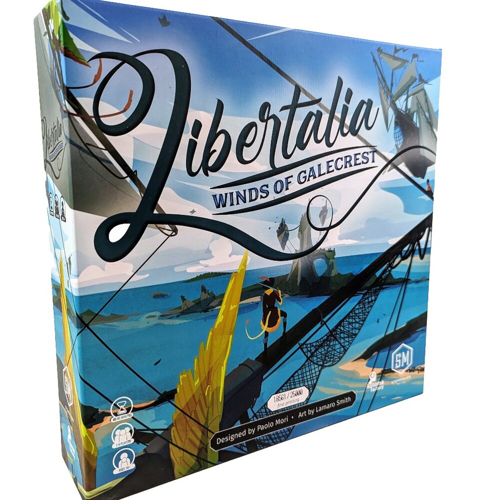 Pirate Board Game LIBERTALIA: WINDS OF CHANGE complete & in excellent condition